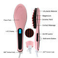 Prix ​​d&#39;usine Hair Tool Brush Hair Straightener Comb Digital LCD Beautiful Star Hair Straightener Brush